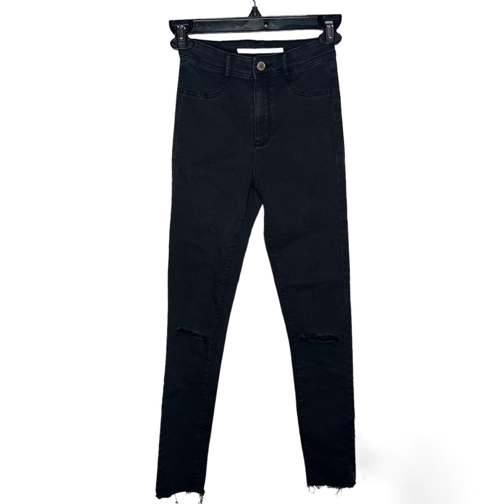 Zara Women's Black Denim Skinny Jeans Size 2